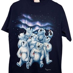 Vintage Coca Cola Polar Bear Graphic Tee